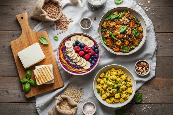 Veganské proteiny a pár receptíků