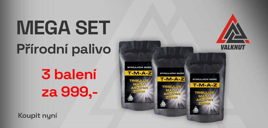 Mega set TMAZ 3 balení za 999,-