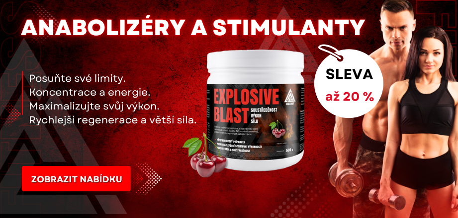 Anabolizéry a stimulanty sleva až 20%
