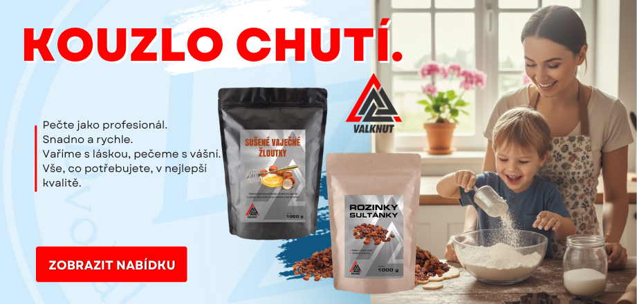 Vychytávky na vaření a pečení (sušené vaječné bílky a žloutky)