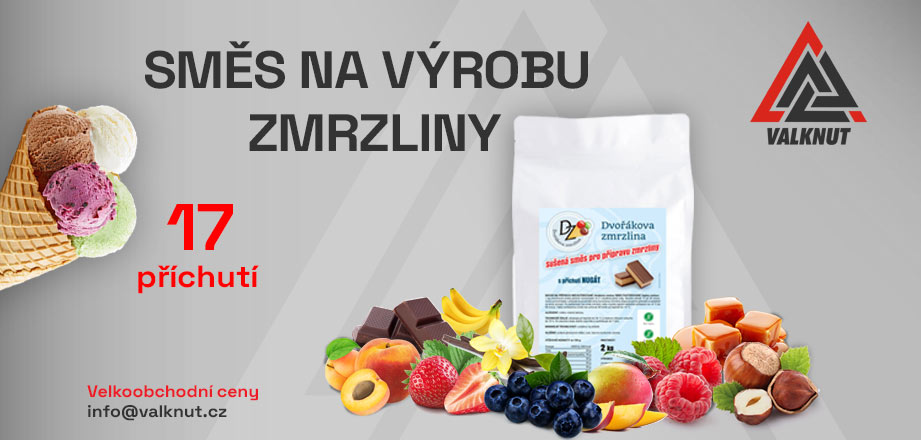 Směs na zmrzlinu 17 příchutí