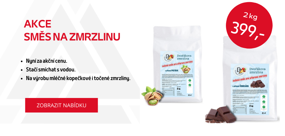 Akce Směs na výrobu zmrzliny za 399,-