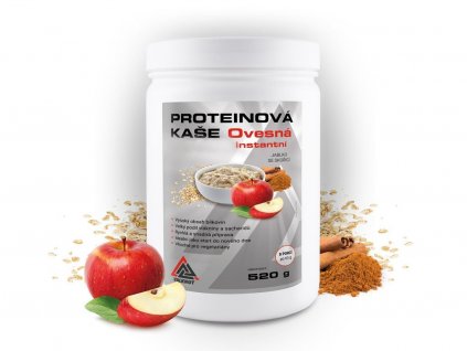 proteinova ovesna instantni kase jablko skorice doza 520g