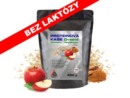 Kaše BEZ LAKTOZY proteinova ovesna kase jablko skorice baleni 10x65g