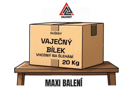 SUŠENÝ VAJČENÝ BÍLEK KE ŠLEHÁNÍ 20 KG