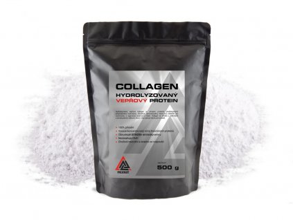 Collagen Veprovy protein bilkoviny 500g obsahuje
