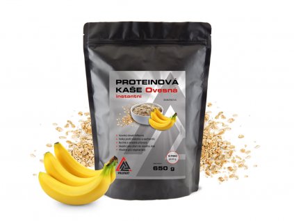 proteinova kase ovesna banan v baleni 10 ks po 65g