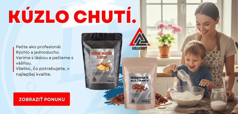 AKCIA sušená vajcia, sušené vaječné žĺtky a bielky