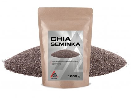 chia semienka omega 3 bilkoviny obsahuje