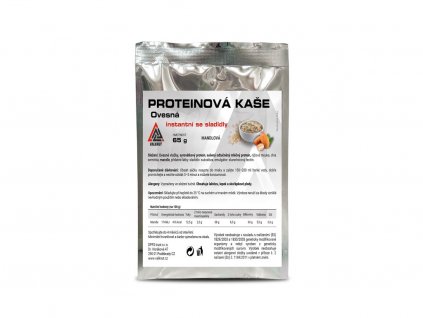 proteinova ovesna kase jedna porce mandlova