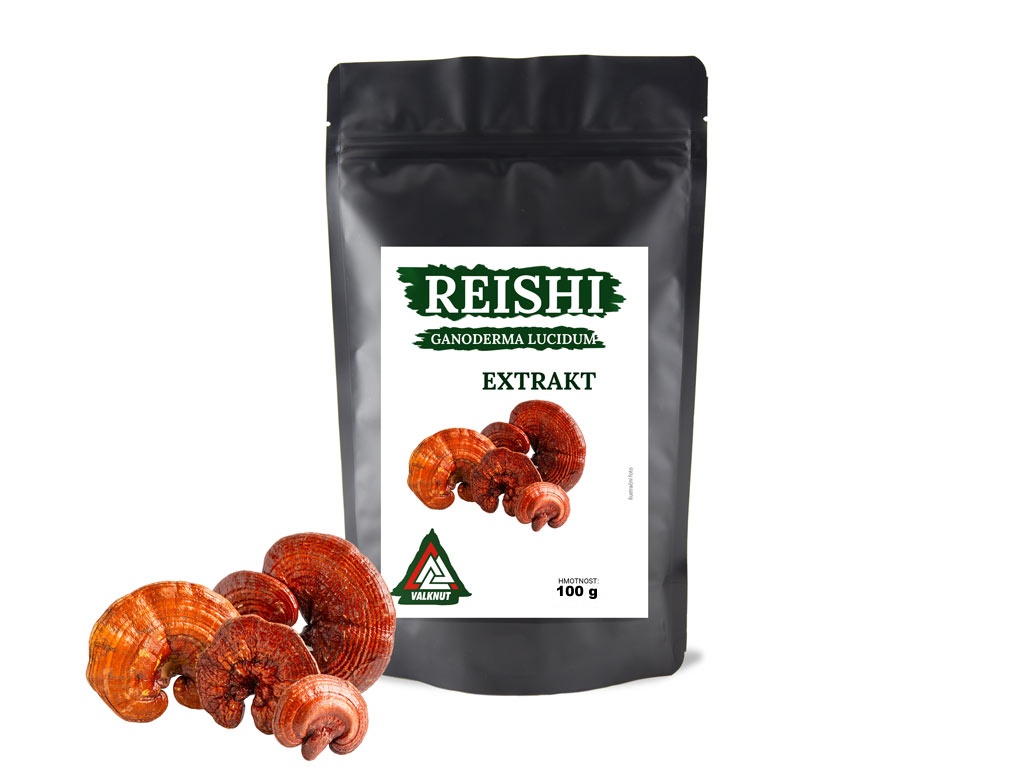 REISHI Ganoderma Lucidum extrakt VALKNUT v prášku Obsah balenia: 100 g