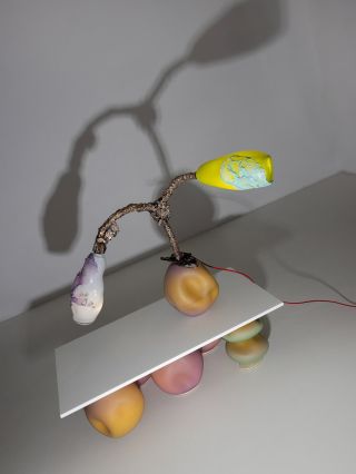 Parasitica Table Lamp. On view at Alcova from tomorrow. A statement piece from the Parasitica series, crafted in glass and...