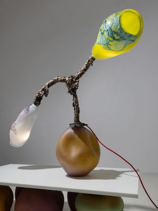 Parasitica Table Lamp — crafted from glass and bronze. A new statement piece marking the beginning of a lighting series by...