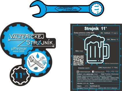 Strojník 11° komplet