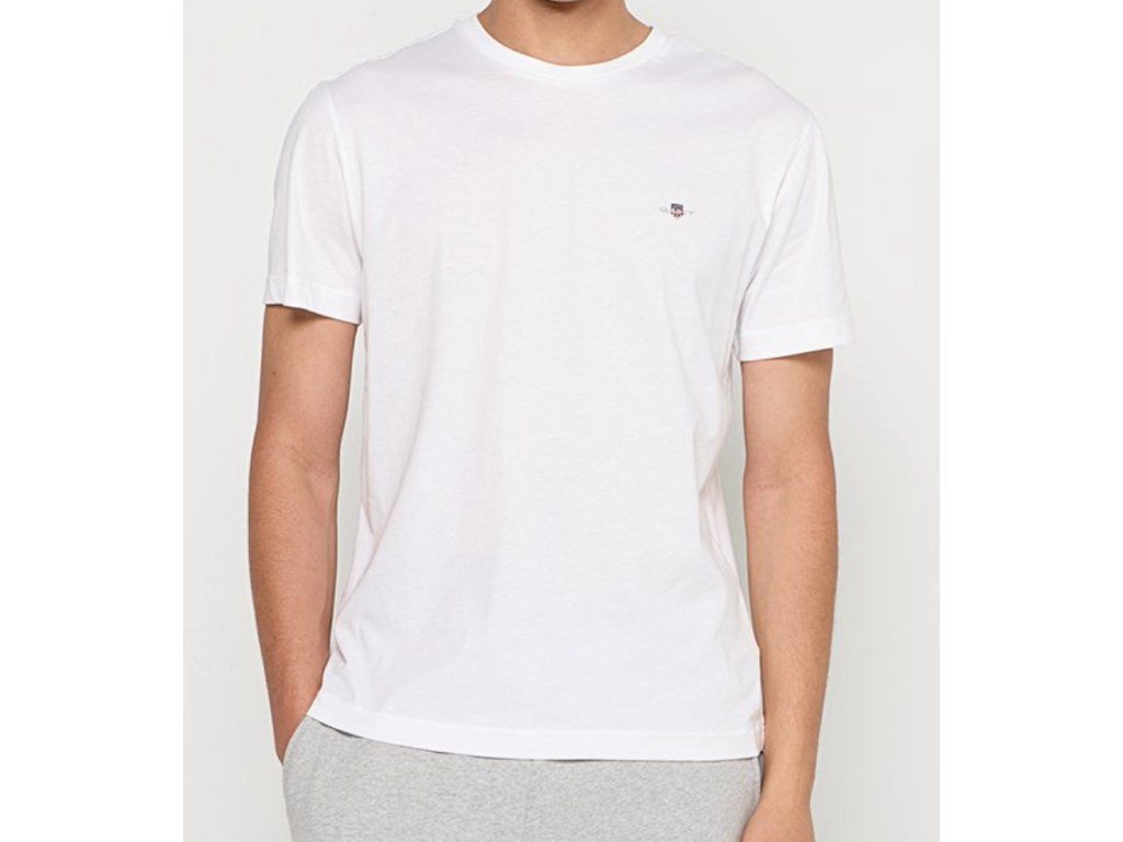 GANT bílé, vyšité logo