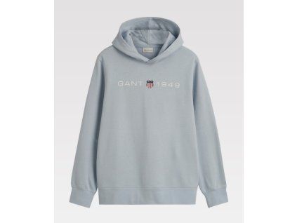 GANT světle modrá, potisk logo