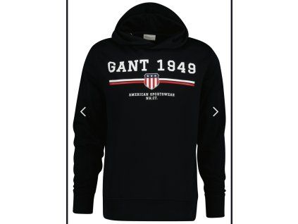 GANT černá, potisk logo 2