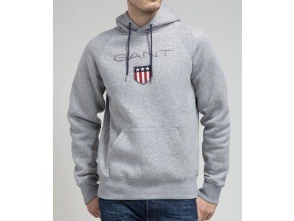 GANT světle šedá, vyšité logo
