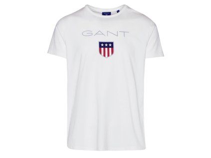 GANT bílé, potisk logo