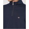 GANT tmavě modrá, half zip, vyšité logo