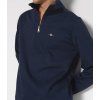 GANT tmavě modrá, half zip, vyšité logo
