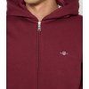 GANT bordo, ZIP, vyšité logo