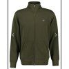 GANT khaki, ZIP, vyšité logo