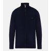 Tmavě modrý, extrafine lambswool, full zip