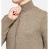 Oříškový, extrafine lambswool, full zip