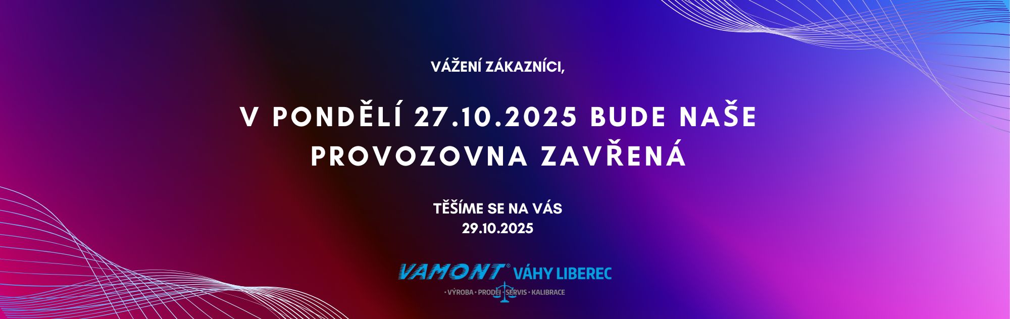 27.10.2025 zavřeno
