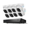 Reolink RLK16-820D8-A Smart dome 4K Security Kit with 3TB Built-In, 16-Channel NVR, 8x RLC-820A