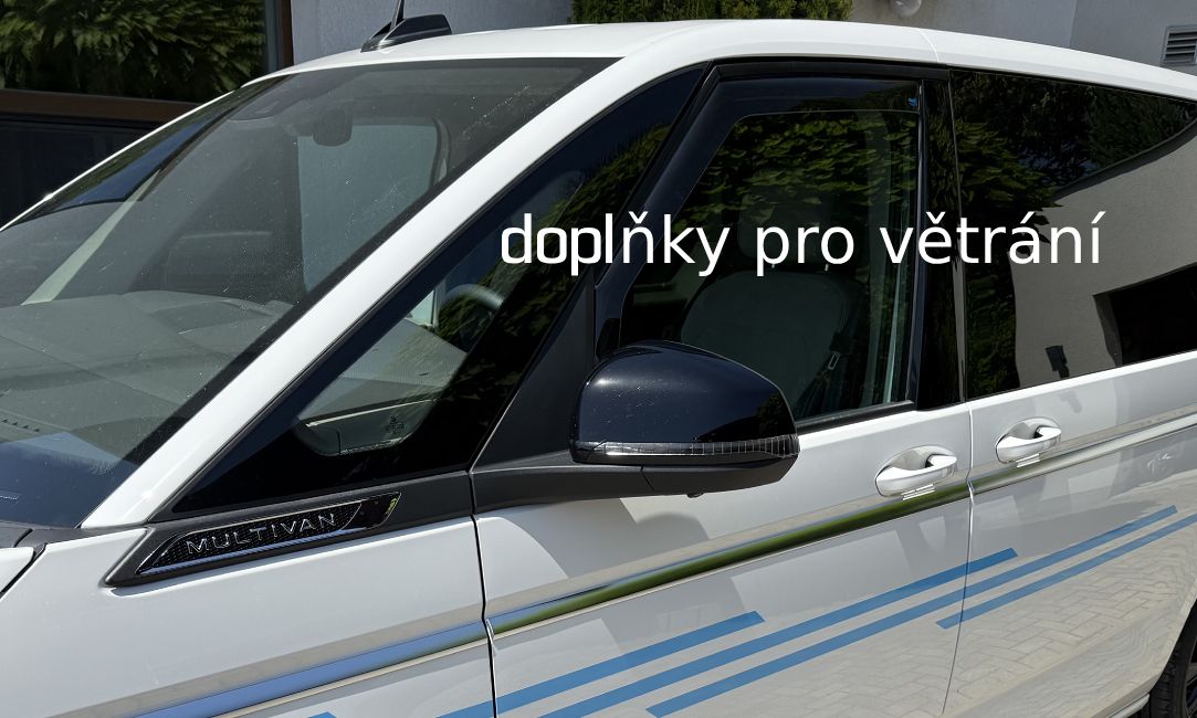 Deflektory a větrací mřížky vozů VAN