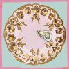 OYSTER ON PORCELAIN SILK SCARF