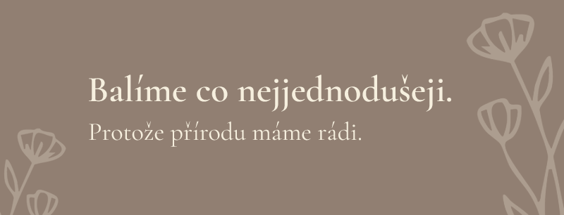 Balíme co nejjednodušeji.