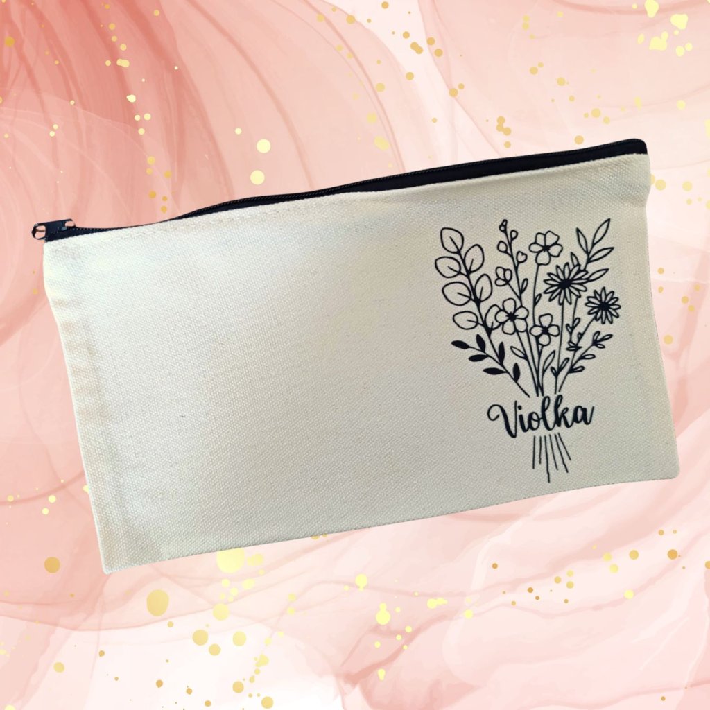 Kosmetická taštička se jménem