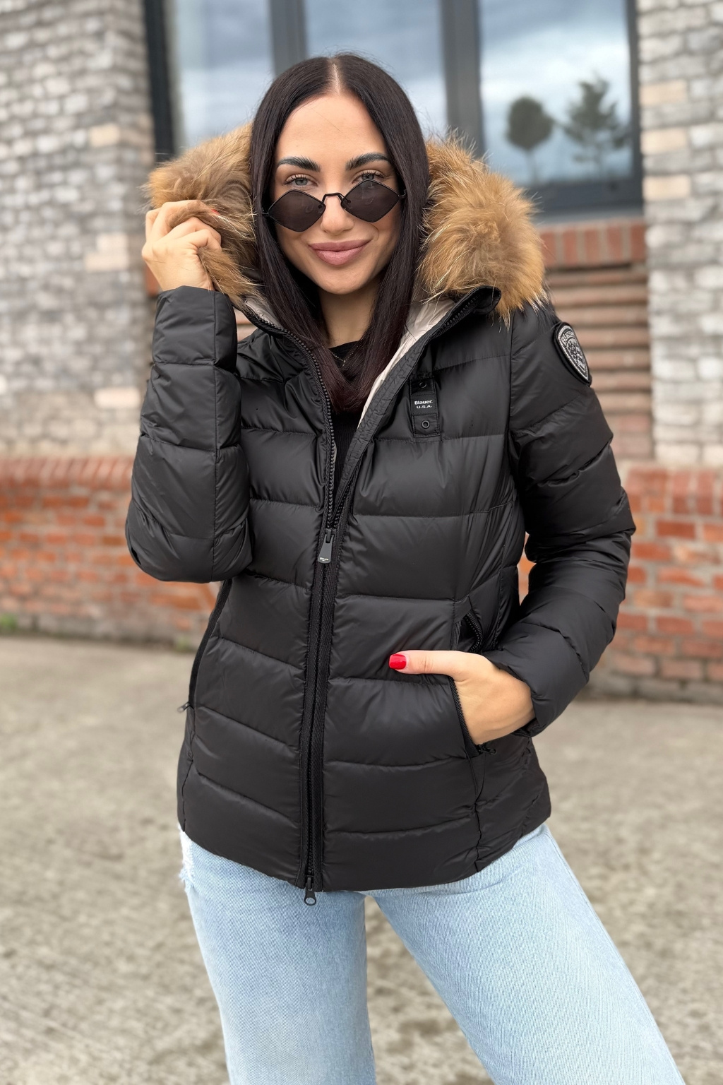 Dámská bunda BLAUER 25WBLDC03099 černá