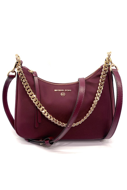 Michael Kors Jet Set Medium Crossbody 32F1GT9C8C vínová