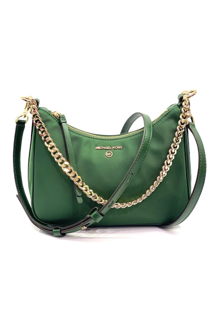 Michael Kors Jet Set Medium Crossbody 32F1GT9C8C zelená