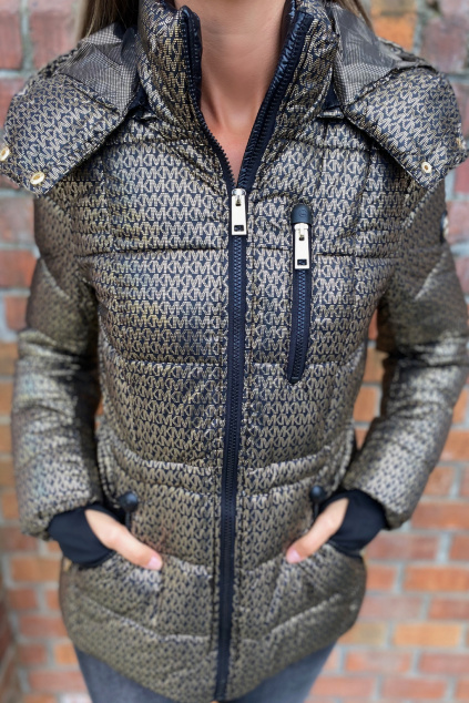 Dámská bunda Michael Kors FA421746 černo zlatá