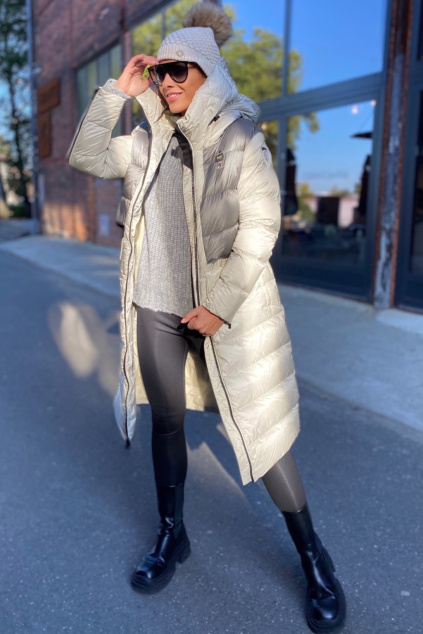 Dámská zimní bunda Blauer 21WBLDK03044 světle šedá