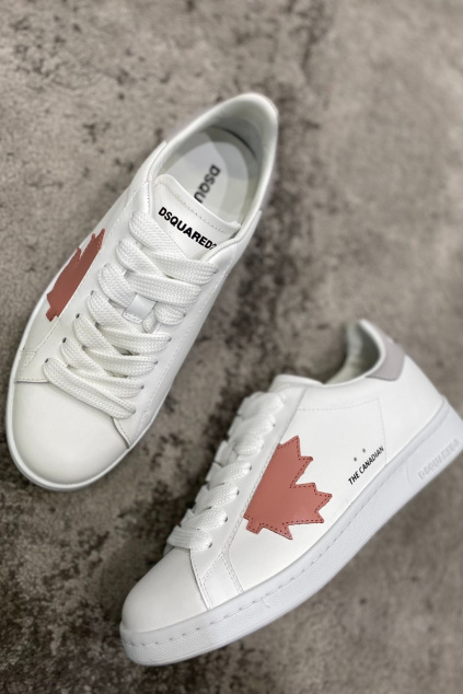Dámské tenisky Dsquared SNW013401 bílo růžové