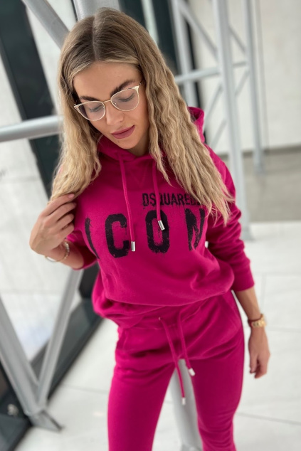 Dámská mikina DSQUARED2 S80GU0054 fuchsiová2