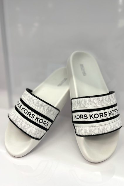 Dámské nazouváky Michael Kors 40S2GMFA1B bílé