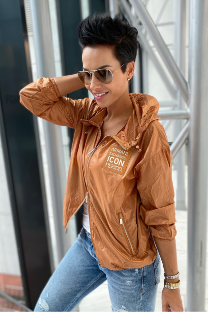 Dámská bunda Armani Exchange 8NYB35YNYNZ rezavá