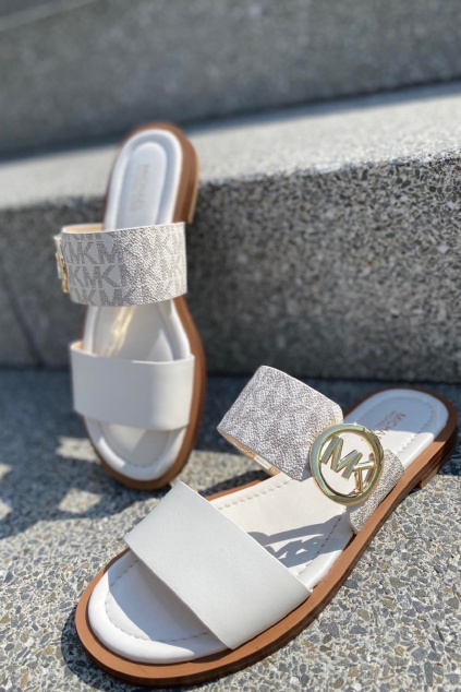 Dámské nazouváky Michael Kors 40S2SUFA2L krémové