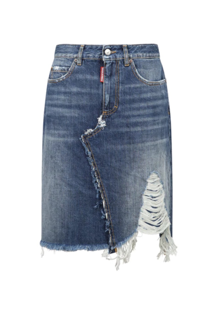 Dámská sukně Dsquared2 S75MA0812 modrá