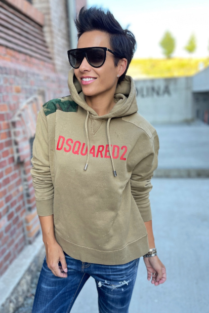 Dámská mikina Dsquared2 S75GU0439S25030 béžová