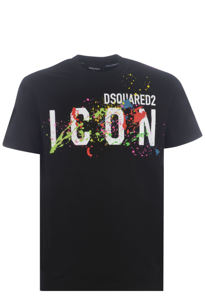 Pánské tričko Dsquared2 S79GC0052S23009 černé