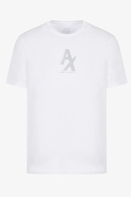 Pánské tričko Armani Exchange 6LZTHCZJ8EZ bílé