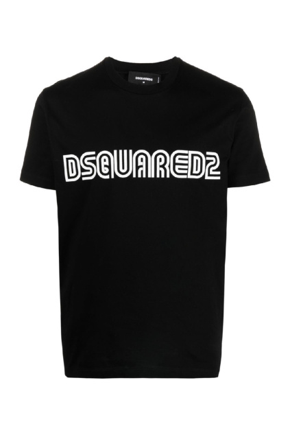 Pánské tričko Dsquared2 S71GD1186S23009 černé